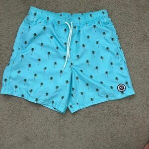 Vintage Newport blue swim‎ shorts Size M